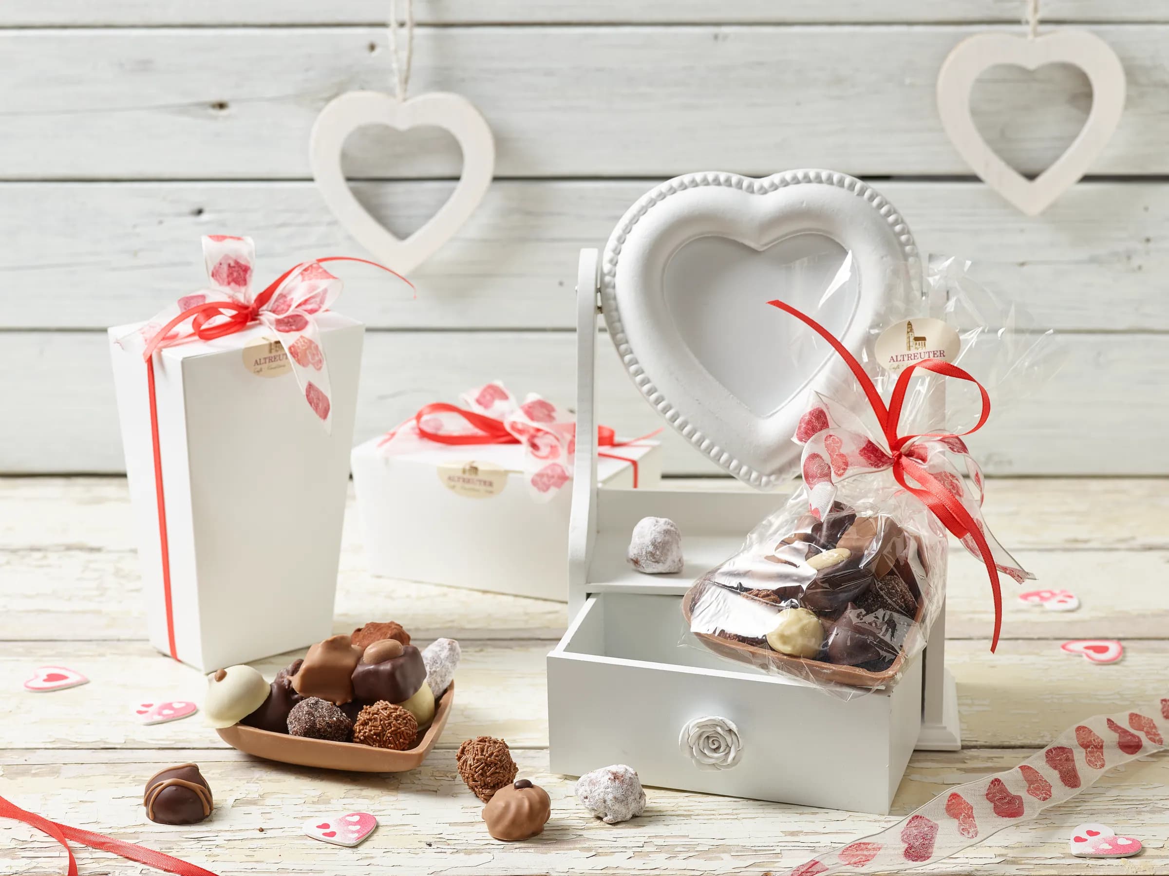 Pralinen-Geschenke zum Valentinstag