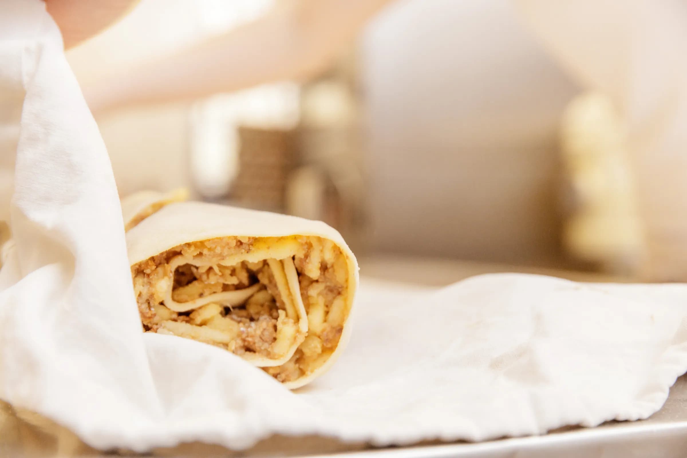 Strudel im Tuch